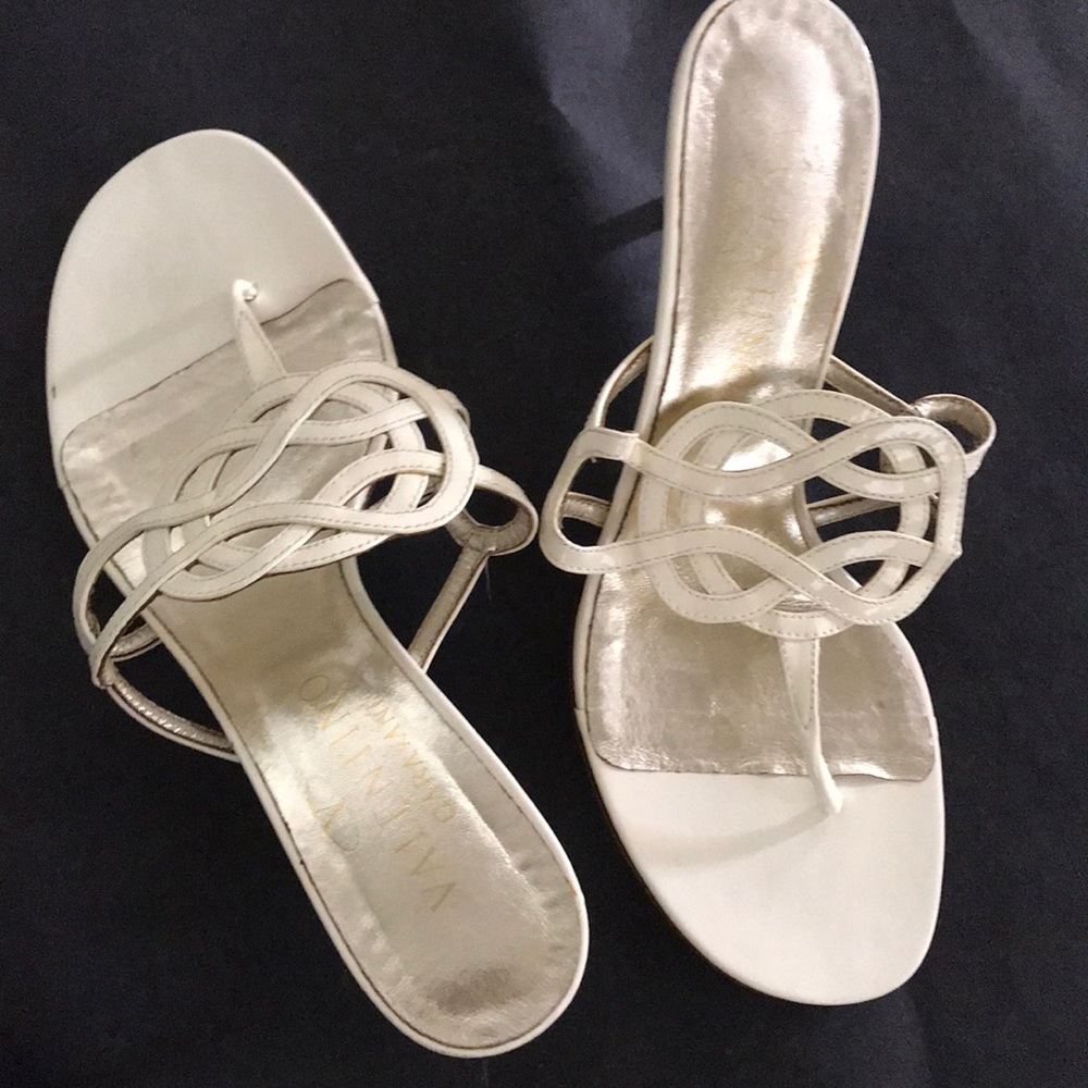 Valentino small heel sandal